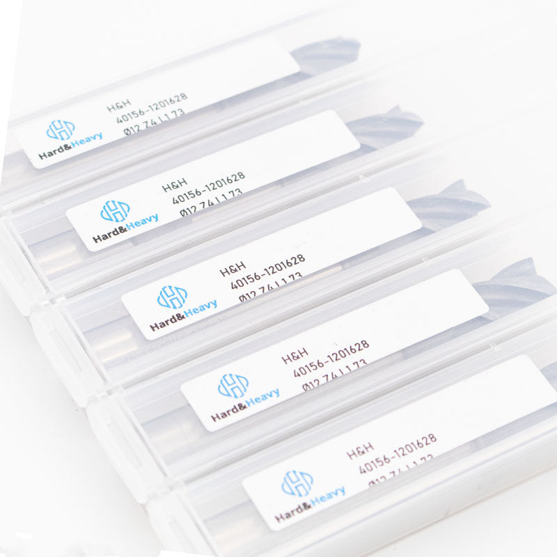 Ø 12 mm Fräser VHM Z4  Hard & Heavy, ungleiche Teilung, abgesetzt