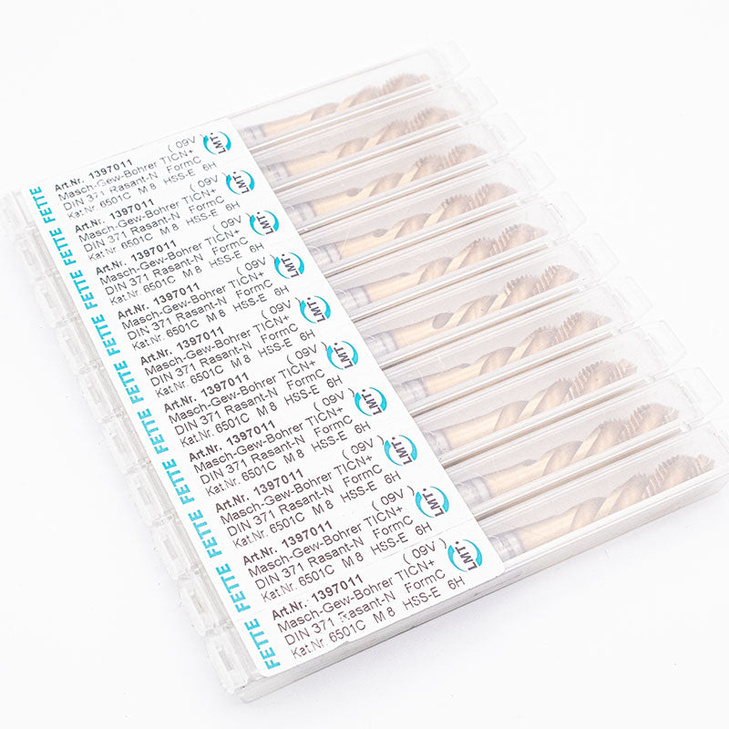 M8 HSS-E LMT FETTE Maschinen-gewindebohrer Rasant-N DIN 371