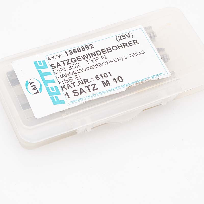 3 Stk. LMT FETTE Satz Gewindeformer  DIN 352 M10 HSS-E  1 Satz