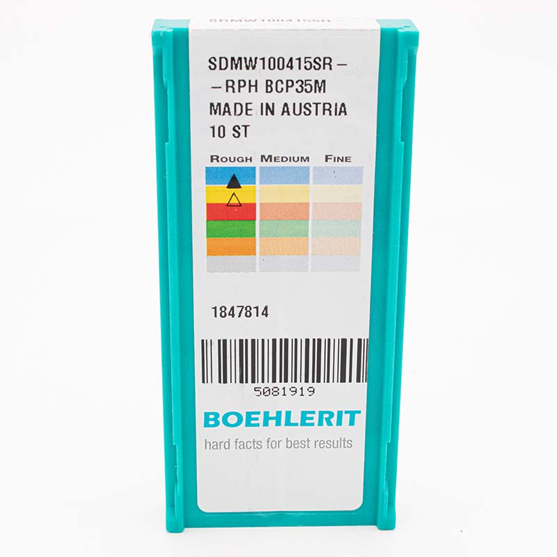 10 Stk. SDMW 100415SR  BOEHLERIT Wendeschneidplatten