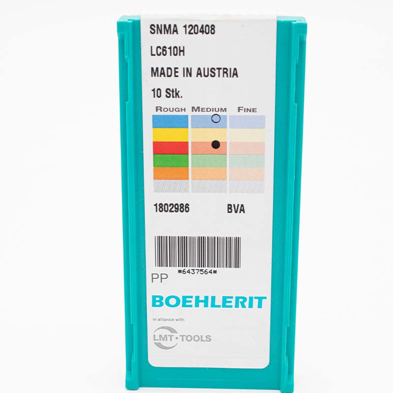 10 Stk.  SNMA 120408  LC 610H BOEHLERIT Wendeschneidplatten