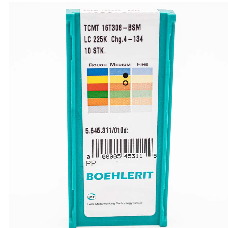 10 Stk. TCMT 16T308 BSM  BOEHLERIT Wendeschneidplatten