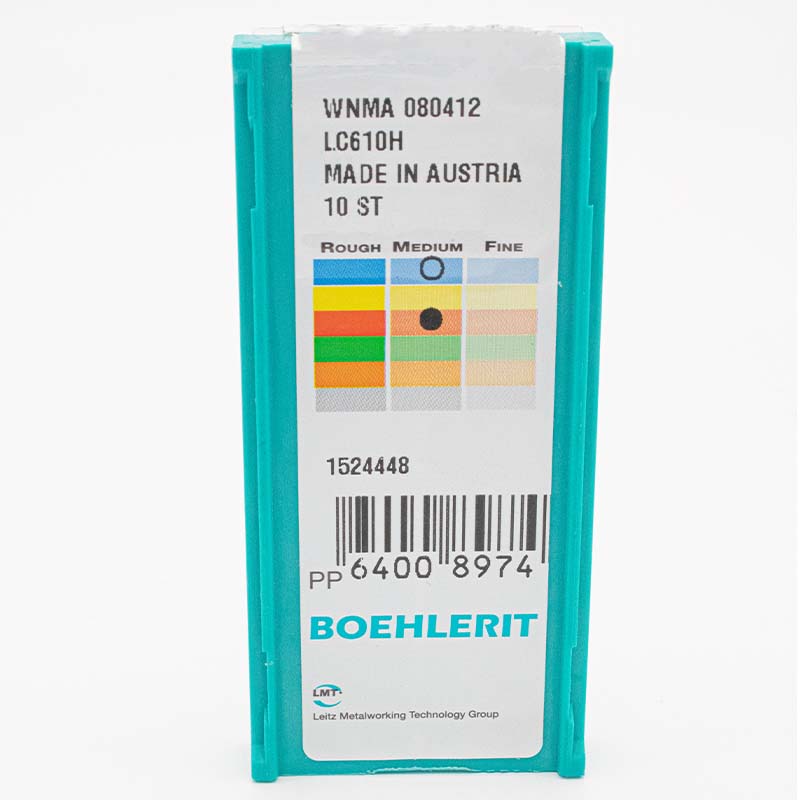 10 Stk. WNMA 080412 LC610H BOEHLERIT Wendeschneidplatten