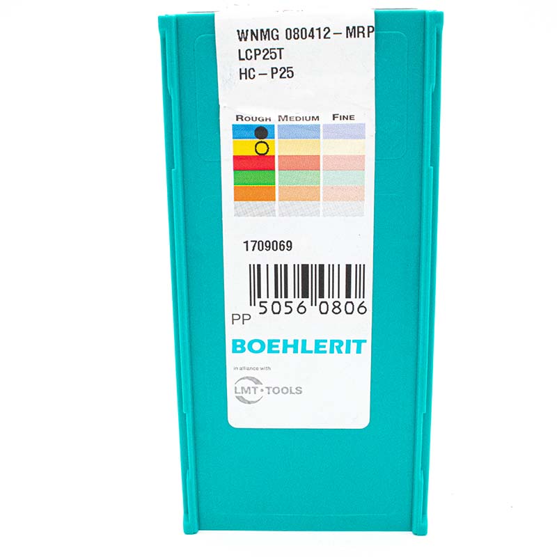 5 Stk. WNMG 080412 MRP BOEHLERIT Wendeschneidplatten