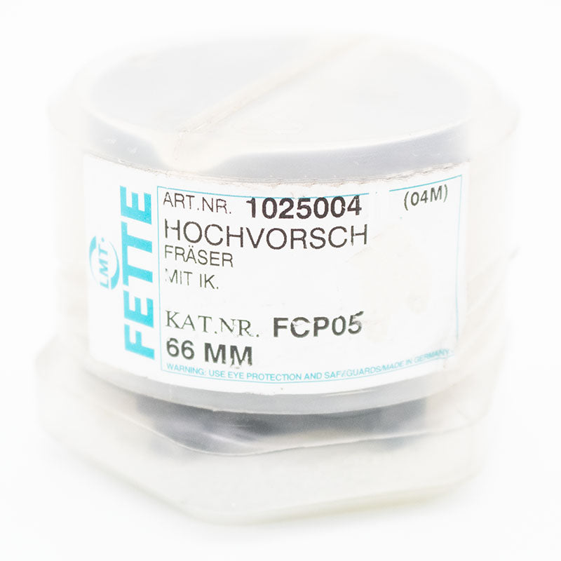 MultiEdge 4 Feed  FCP05 66mm Hochvorschubfräskopf  LMT FETTE Bestückt