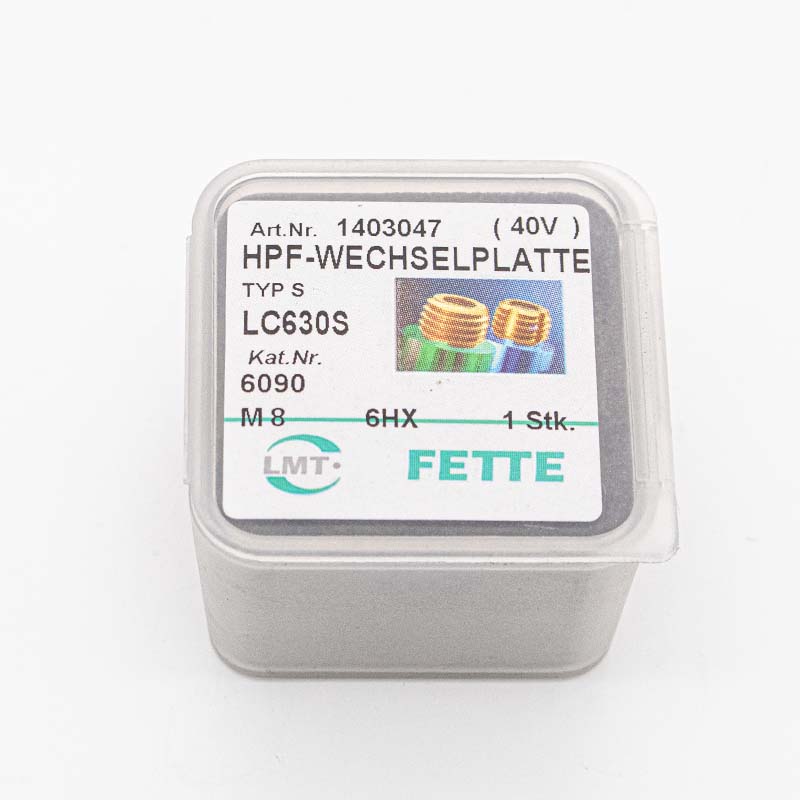 HPF-Wechselplatte für Gewindeformer Beschichtet  M14 x 1,5 6HX