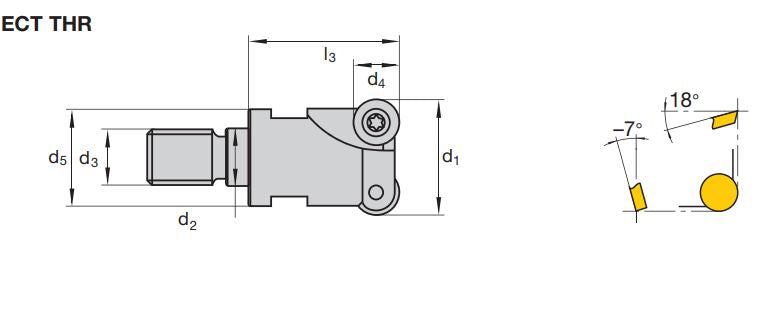 ECT R10.020TS026 Twincut - Kopierfräser LMT Fette