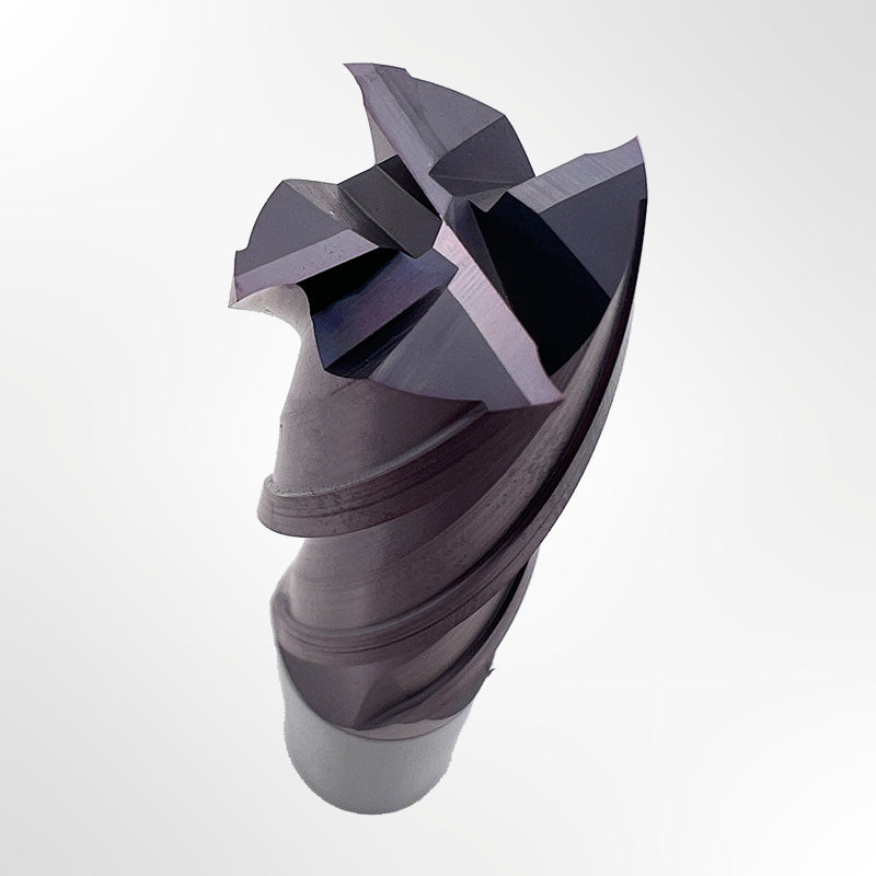 VHM-Schaftfräser zyl./6535 HB lang 4 Schneiden Z-Schnitt P20-K40/TiAlN 20 mm