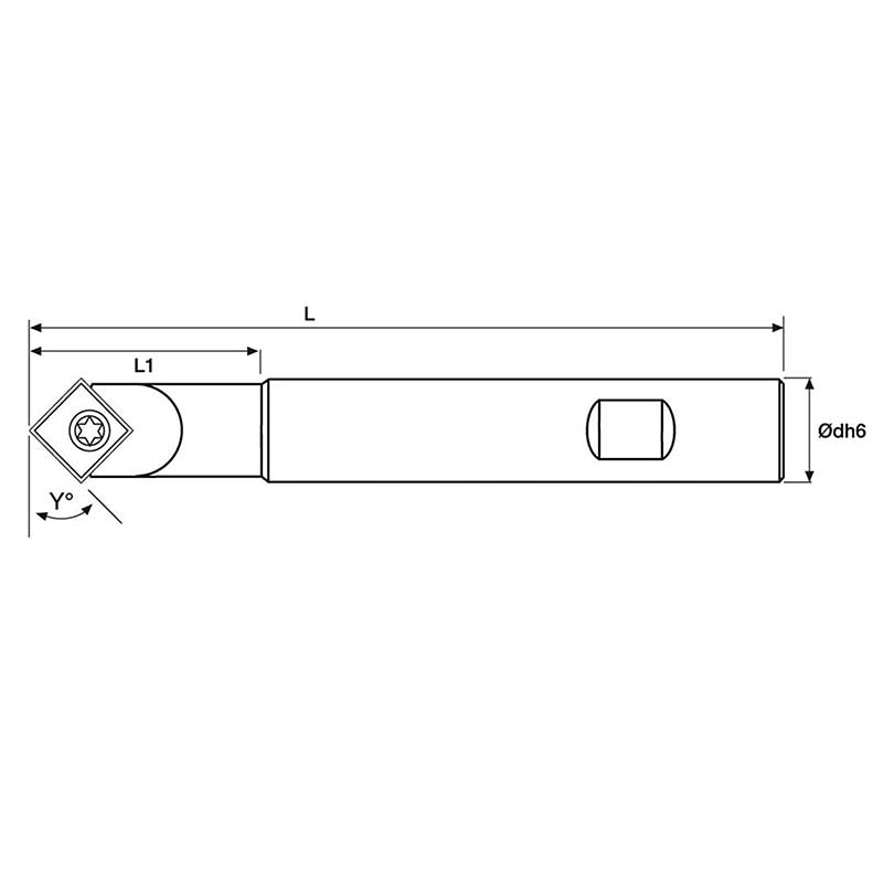 Fas- und Zentrierfräser 30° 16 mm inkl. 5 Wendeplatten SEEX 12T408 in Dose