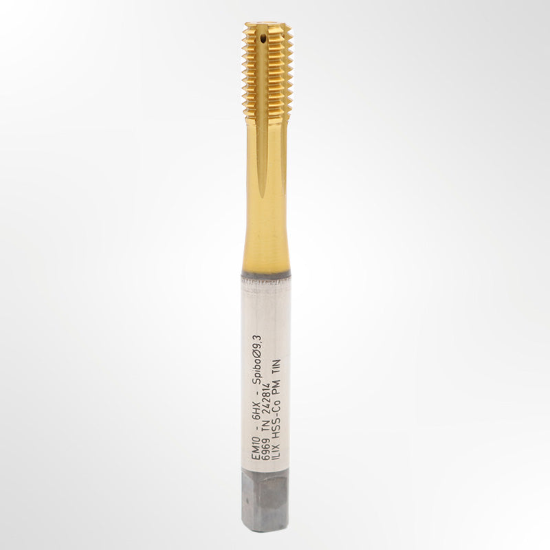 ILIX Gewindeformer mit Schmiernuten und Innenkühlung HSS-CO-PM ø10x1,5mm